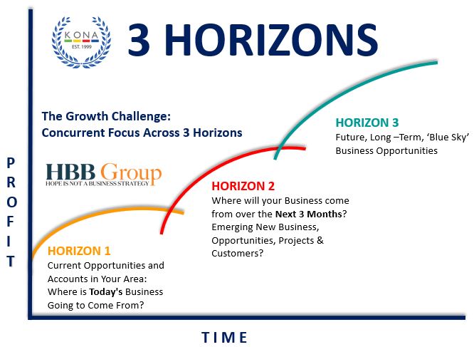 Three horizons growth model.  