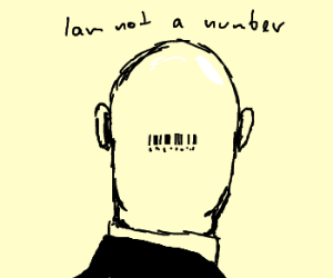 i'm not a number i'm a free man - Drawception