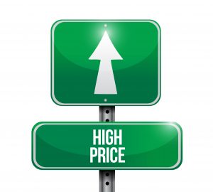 high-price-road-sign