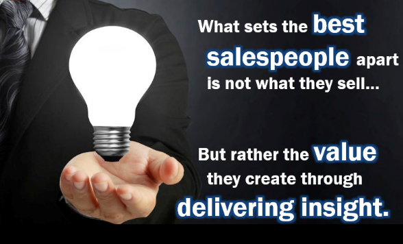 What sets the best salespeople apart is the value they articulate in their sales pitch.