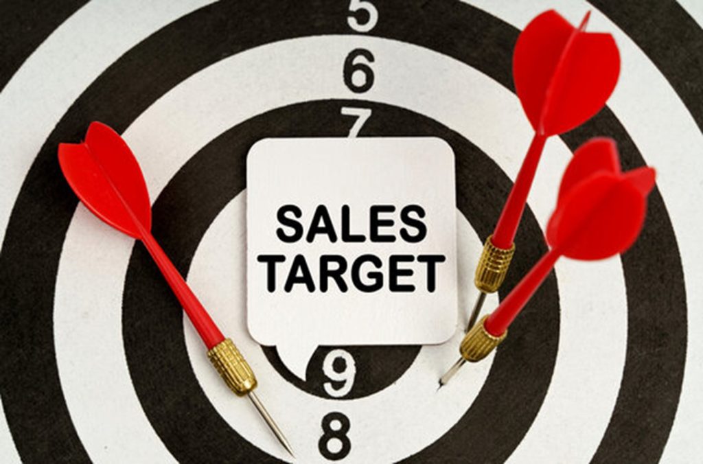 Hitting sales targets 